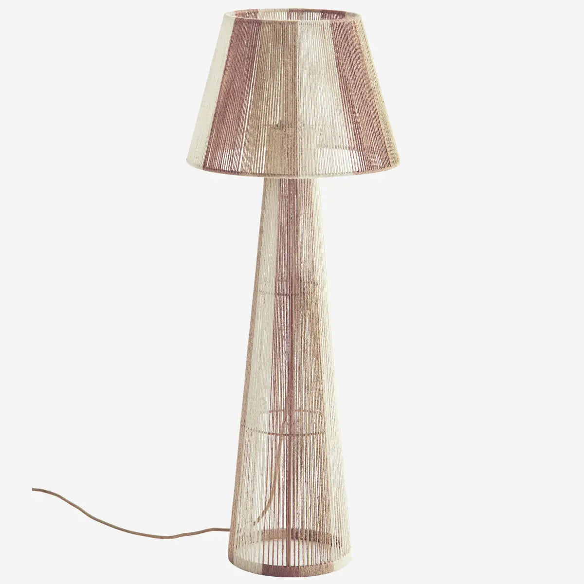 Gulvlampe i Jute garn