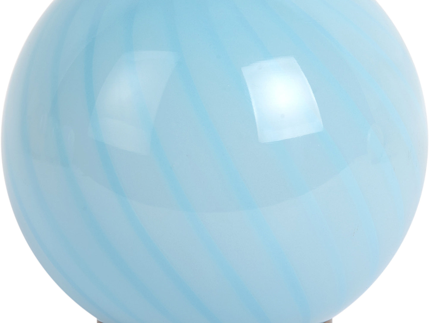Led glas lampe i blå