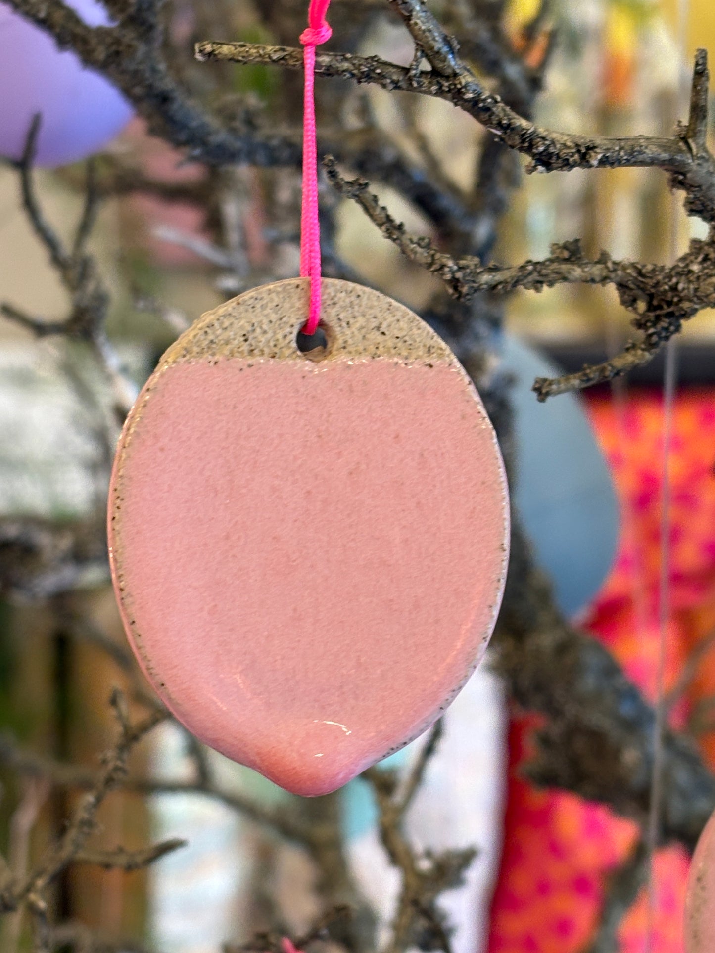 Håndlavede Påskeæg med Lyserød Glasur | Unika Keramik