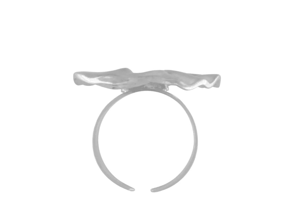 Cirkel ring med forsølvning