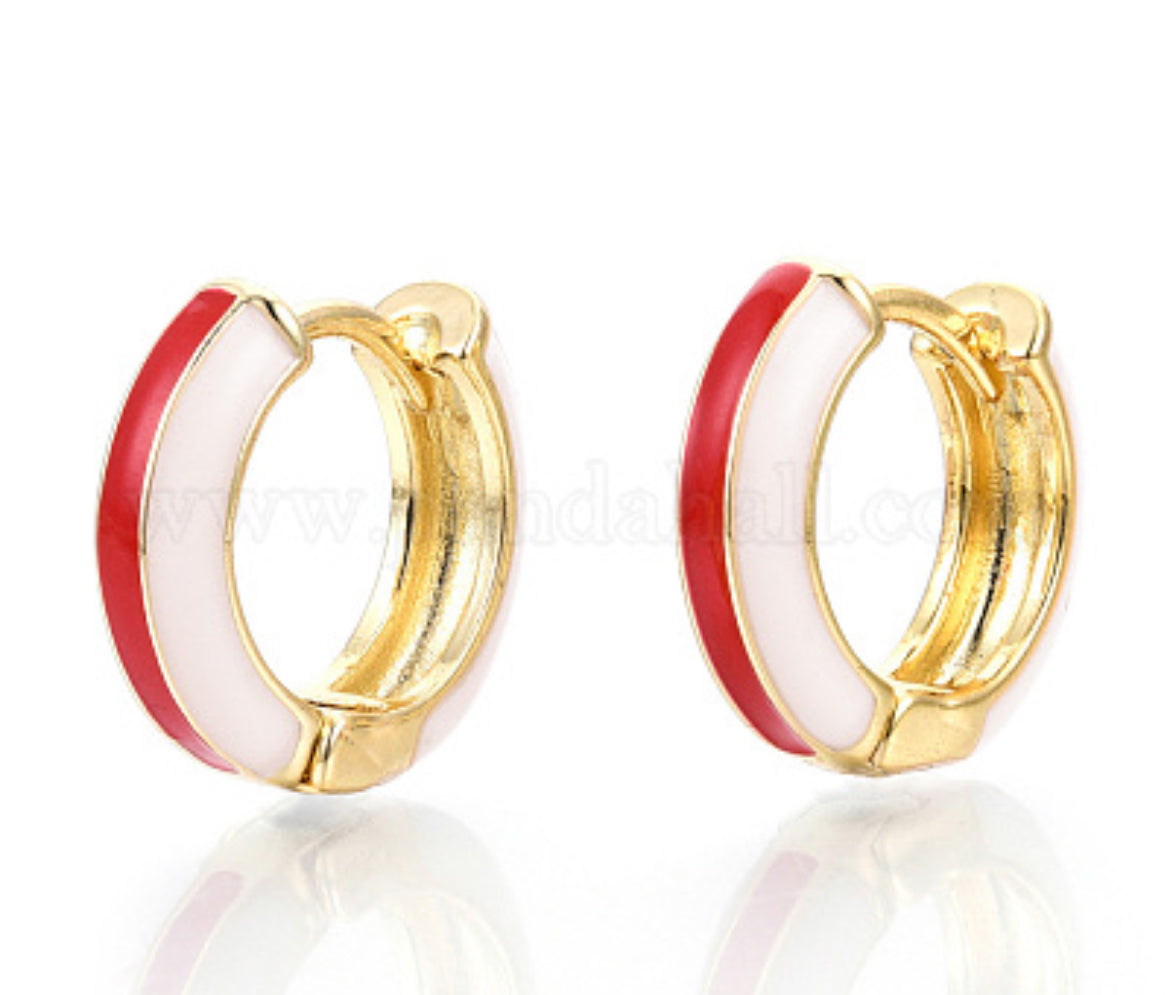 Emalje hoops med streg