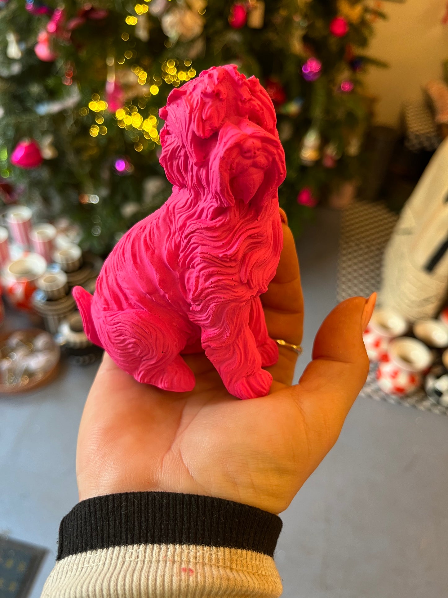 Hunde figur, labaradoodle