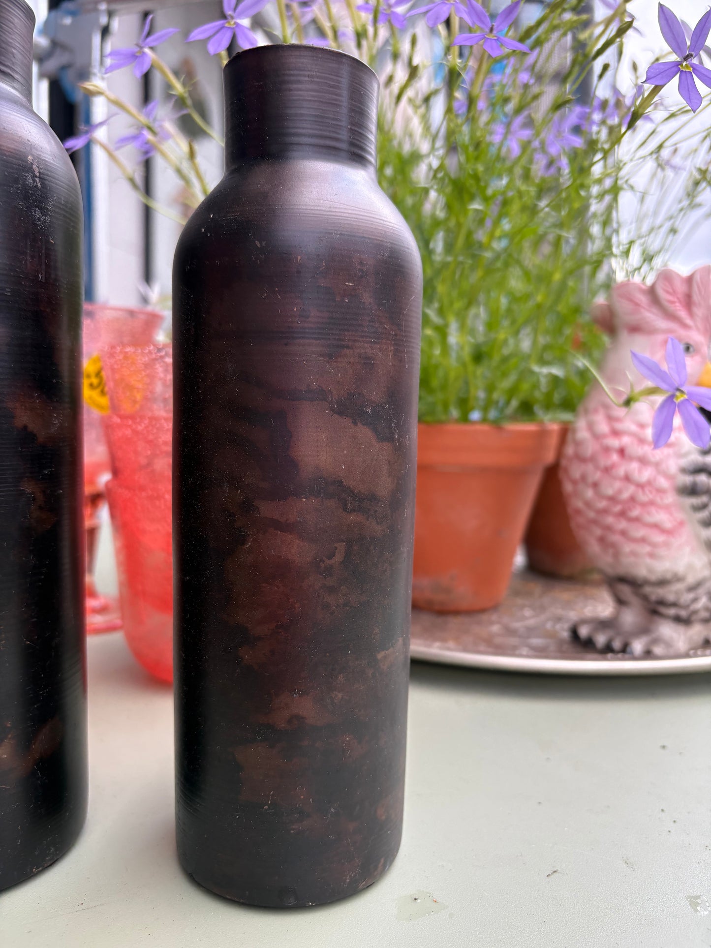 Vase i genanvendt jern