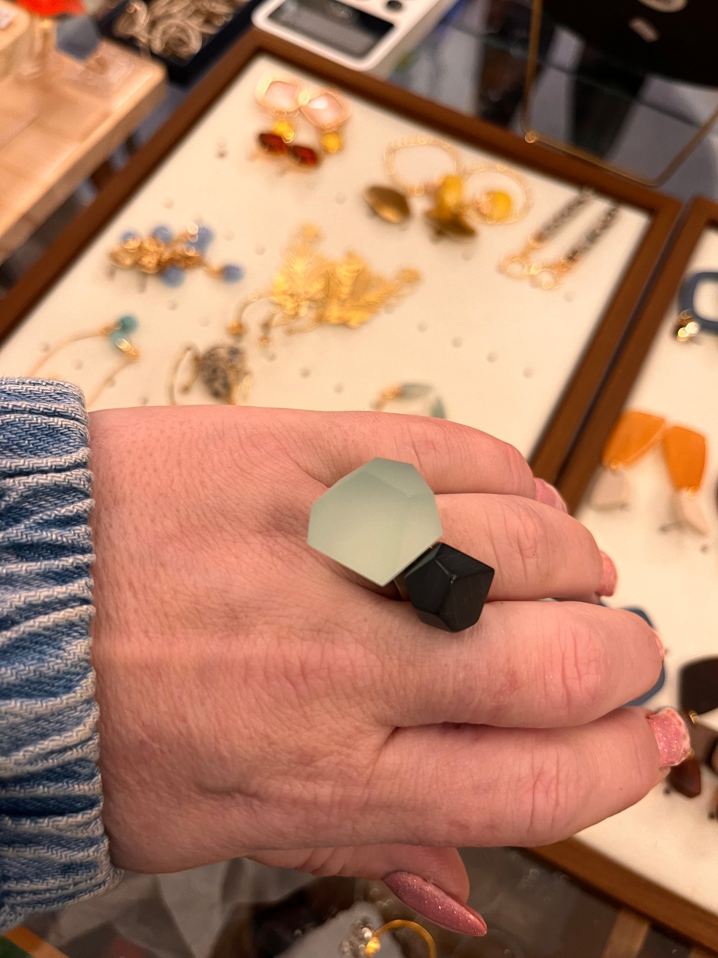 Fruit black akryl top