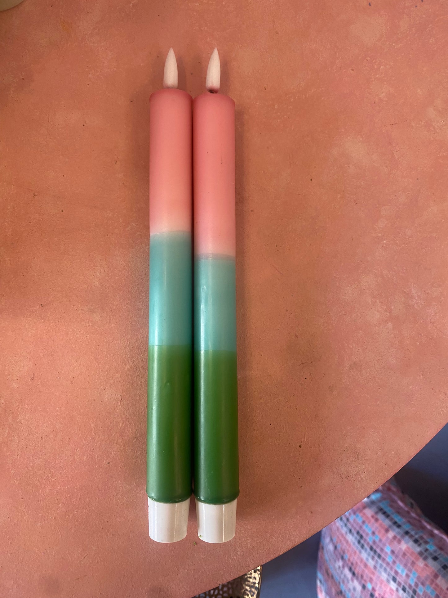 Led stage lys lyserød, turkis og grøn