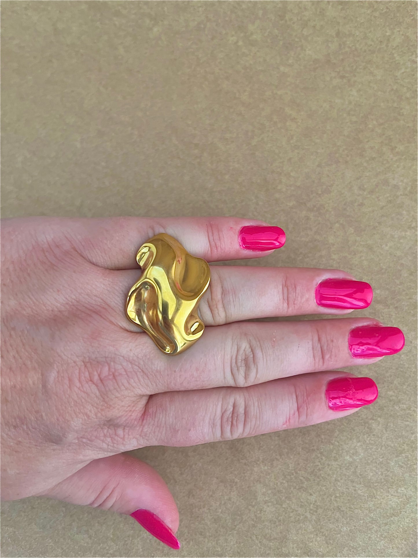 Håndlavet statement ring