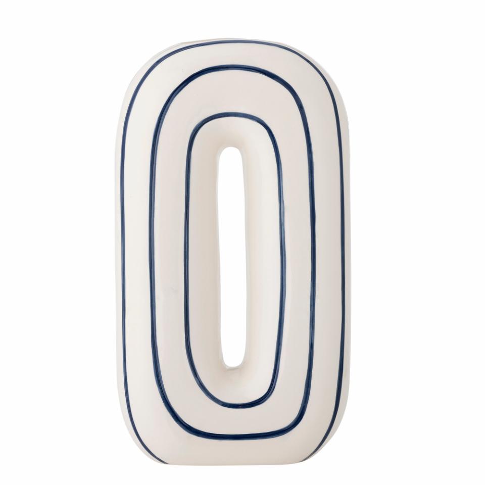 Oval høj vase