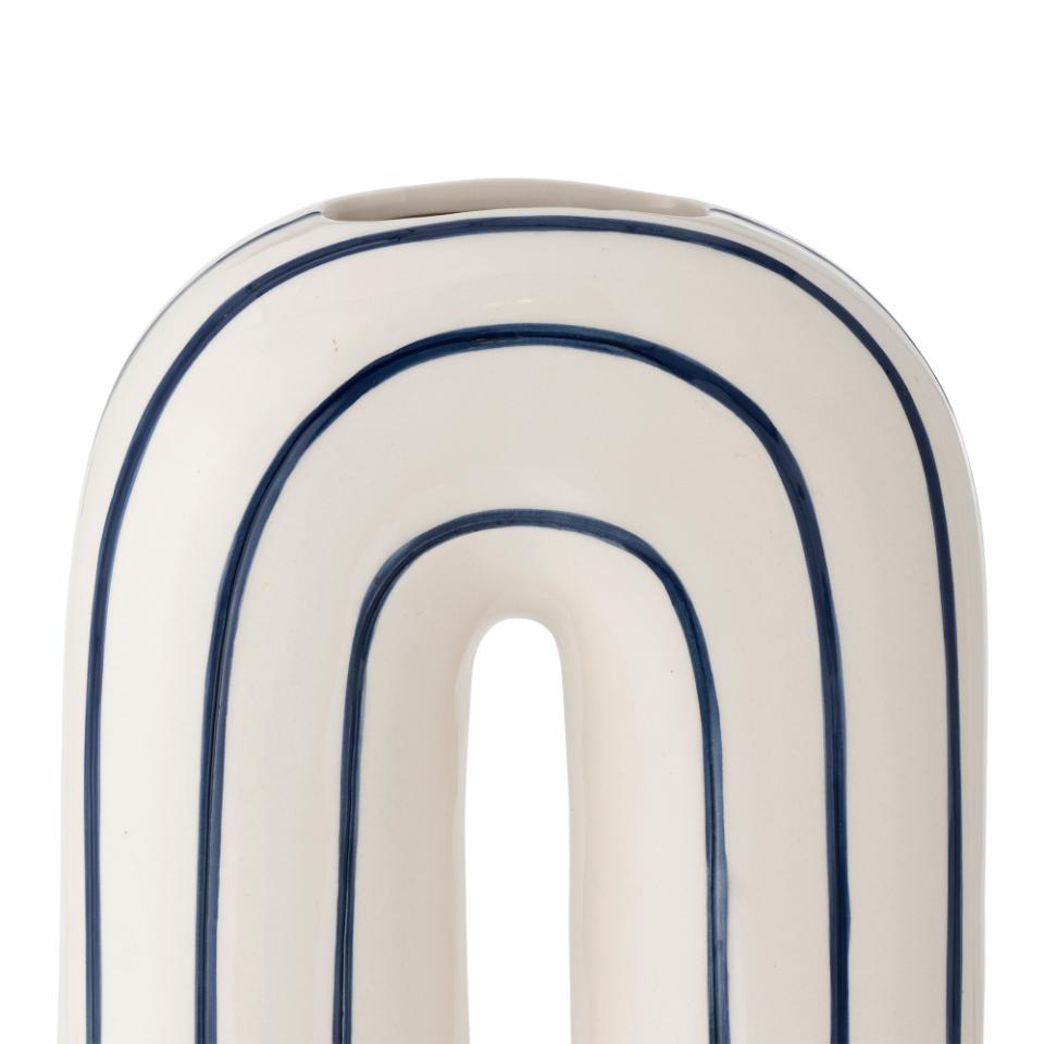 Oval høj vase