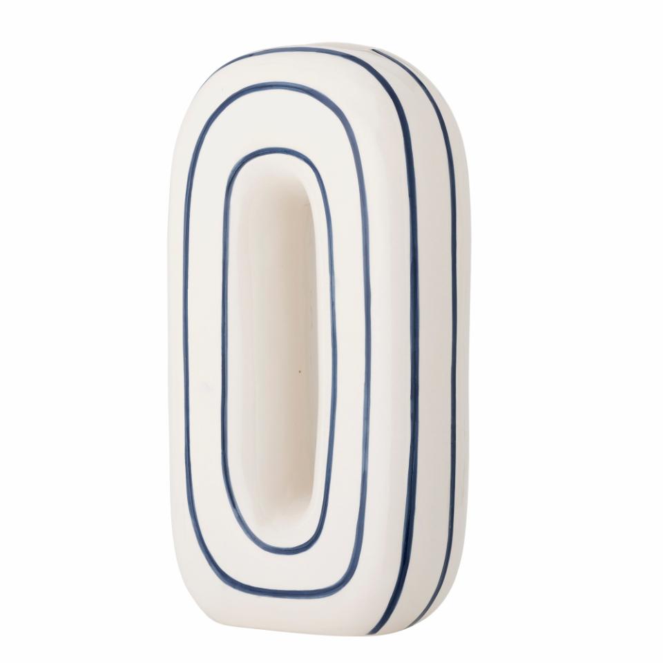 Oval høj vase