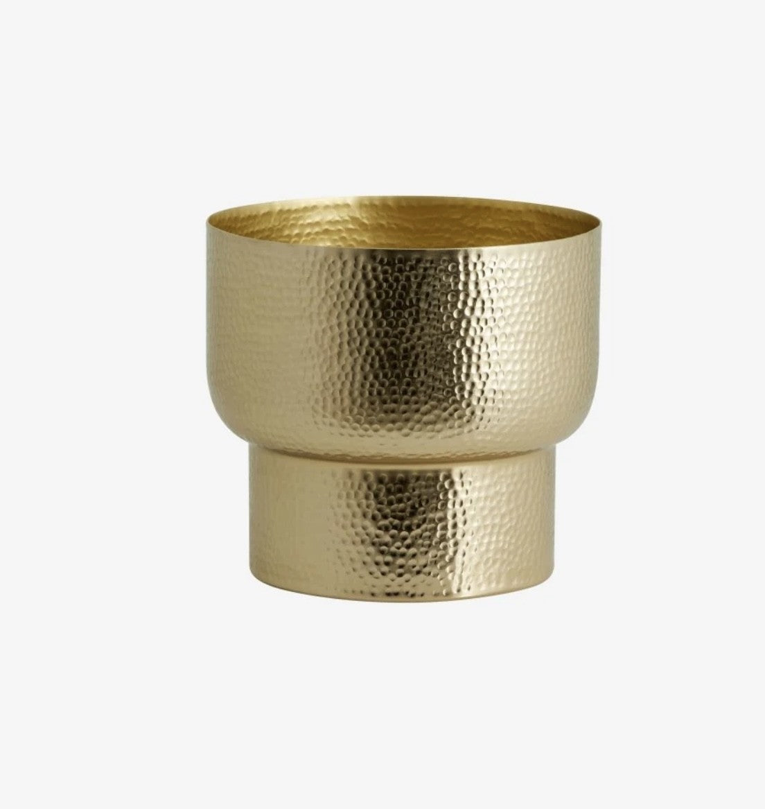 Urtepotte i guld look