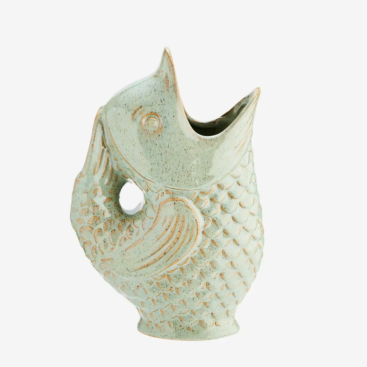 Keramik fiske vase