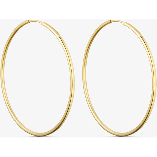Klassiske hoops 5cm, guld