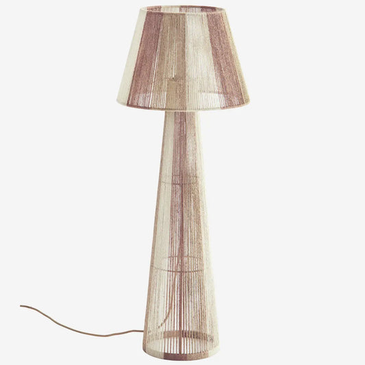 Gulvlampe i Jute garn