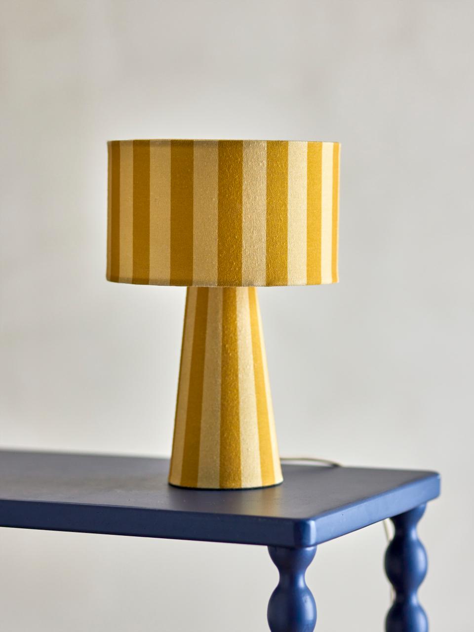 Bordlampe med striber