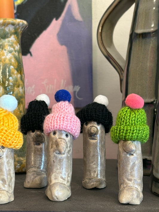 Håndlavet Snøvsen Figur i Stentøj