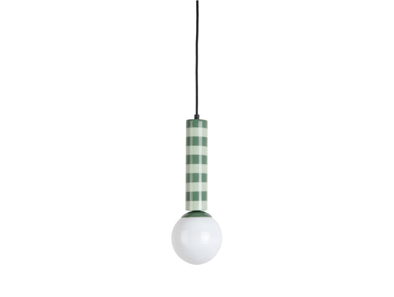 Loftlampe grøn og grå jade