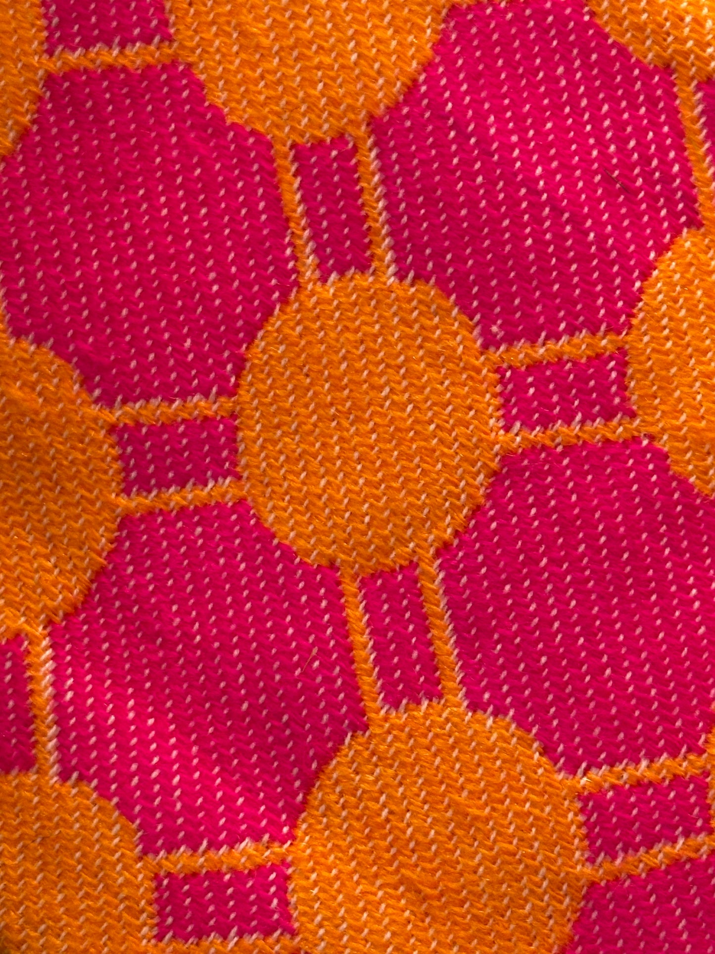 Lille clutch i orange og pink | 18 x