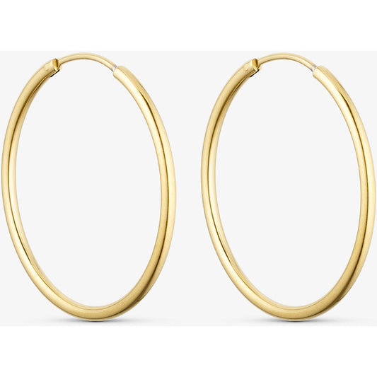 Klassiske hoops 3cm, guld