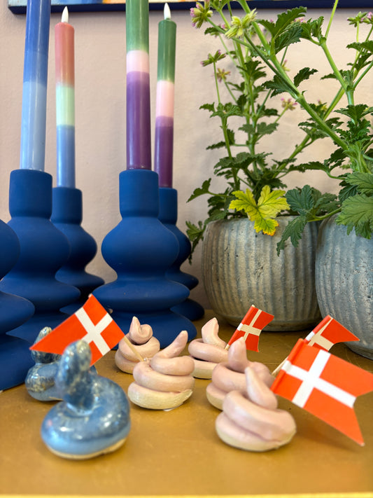 Keramik lort lyserød eller blå