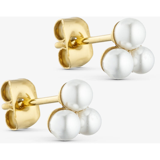 Øreringe med 3 perler