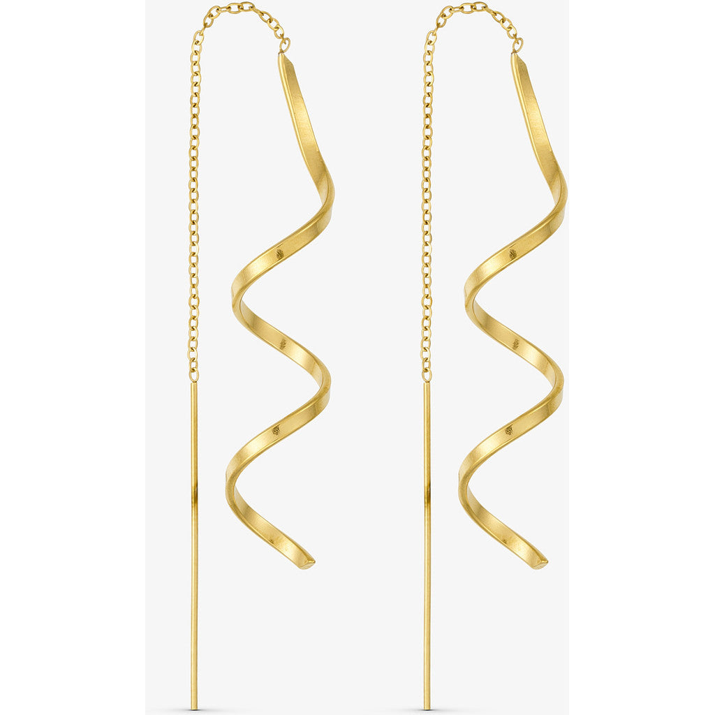 Twist ørering, guld