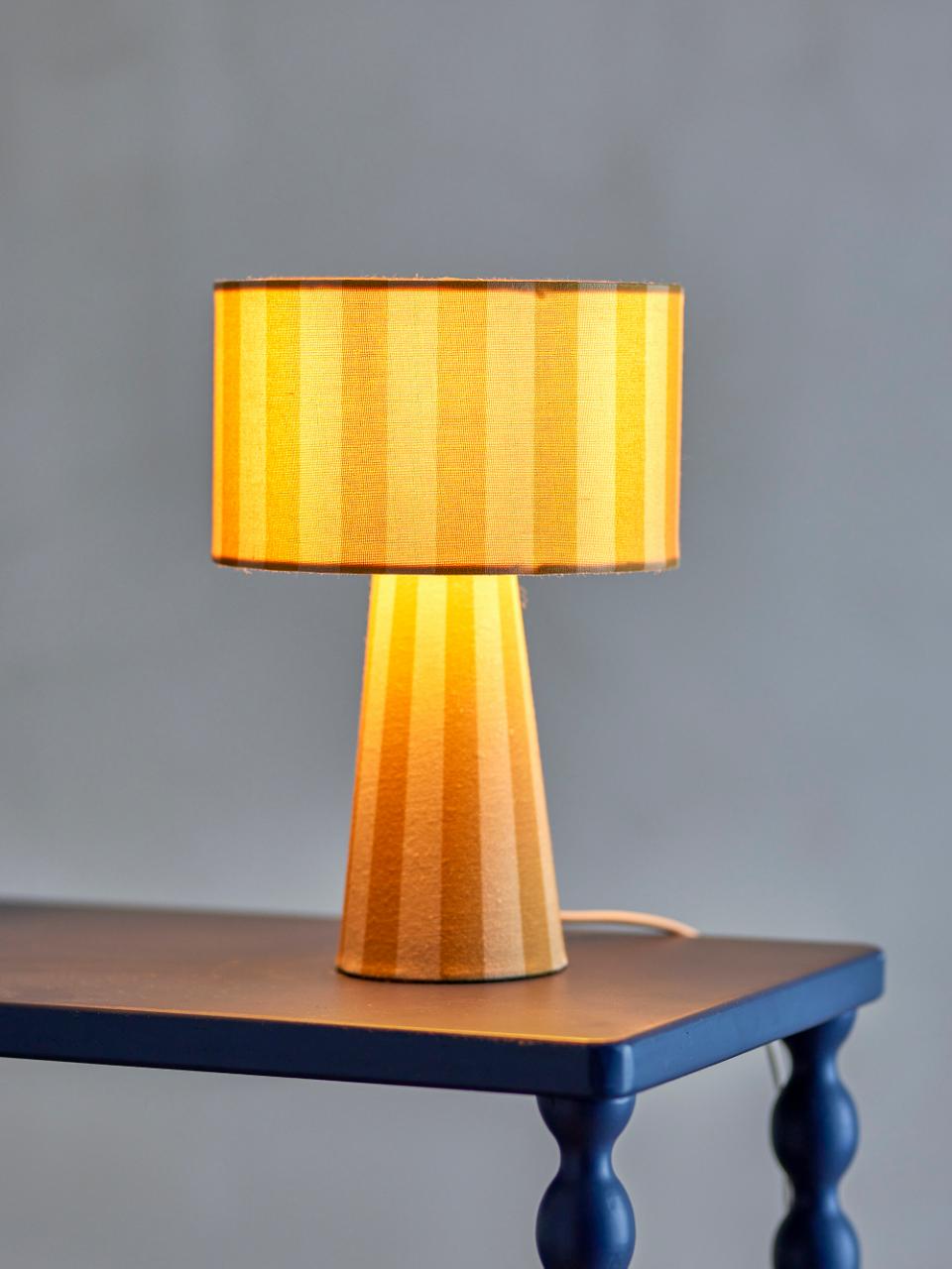 Bordlampe med striber