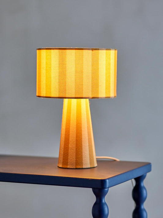 Bordlampe med striber