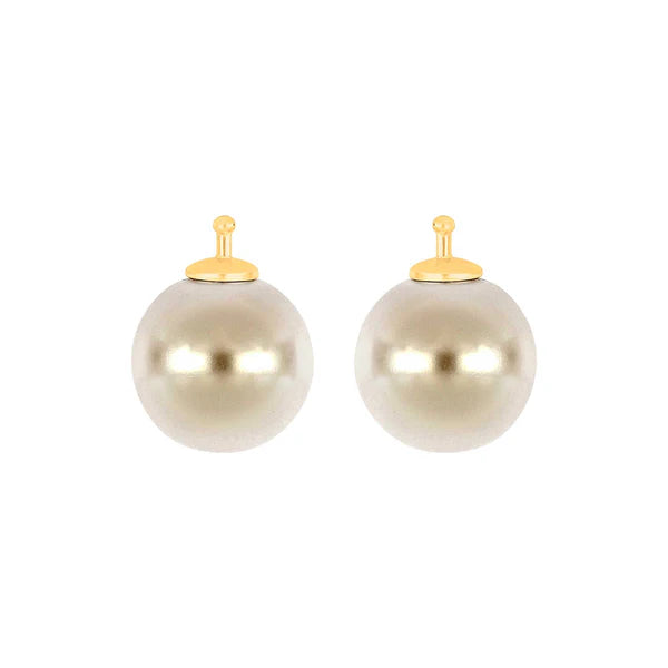 Mallorcanske perlevedhæng forgyldt top