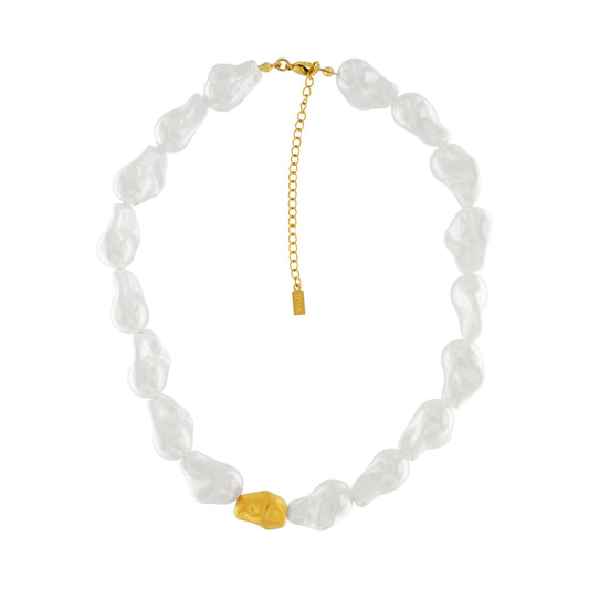 Kraftig perlehalskæde