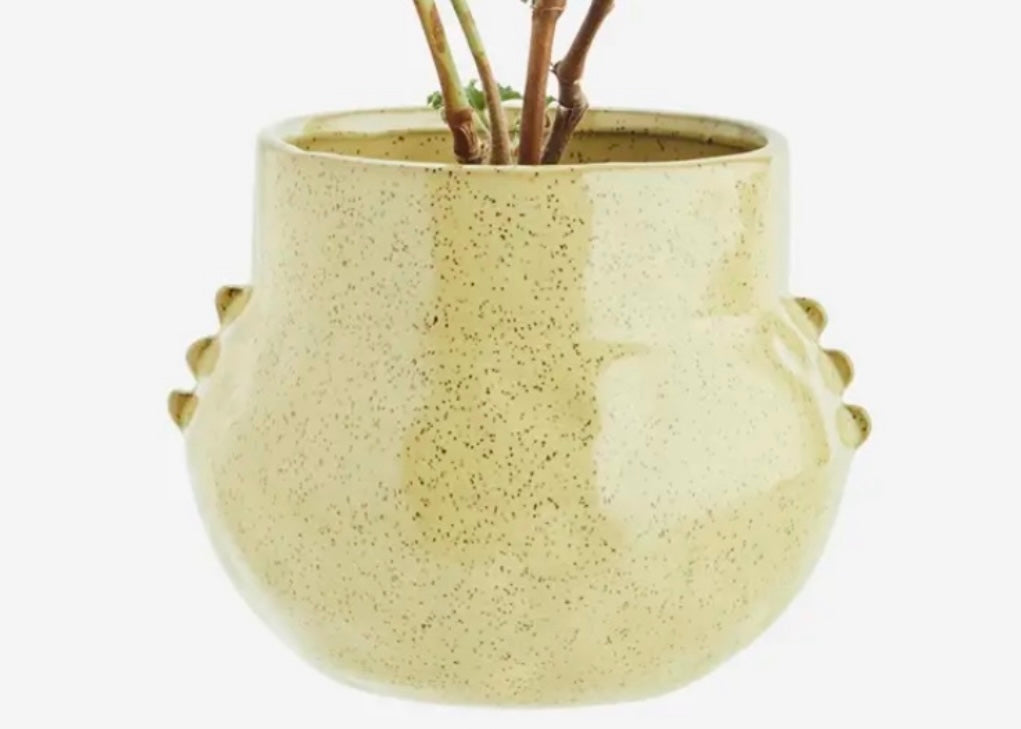 Keramik potte – Sart Gul | 15 x 12 cm