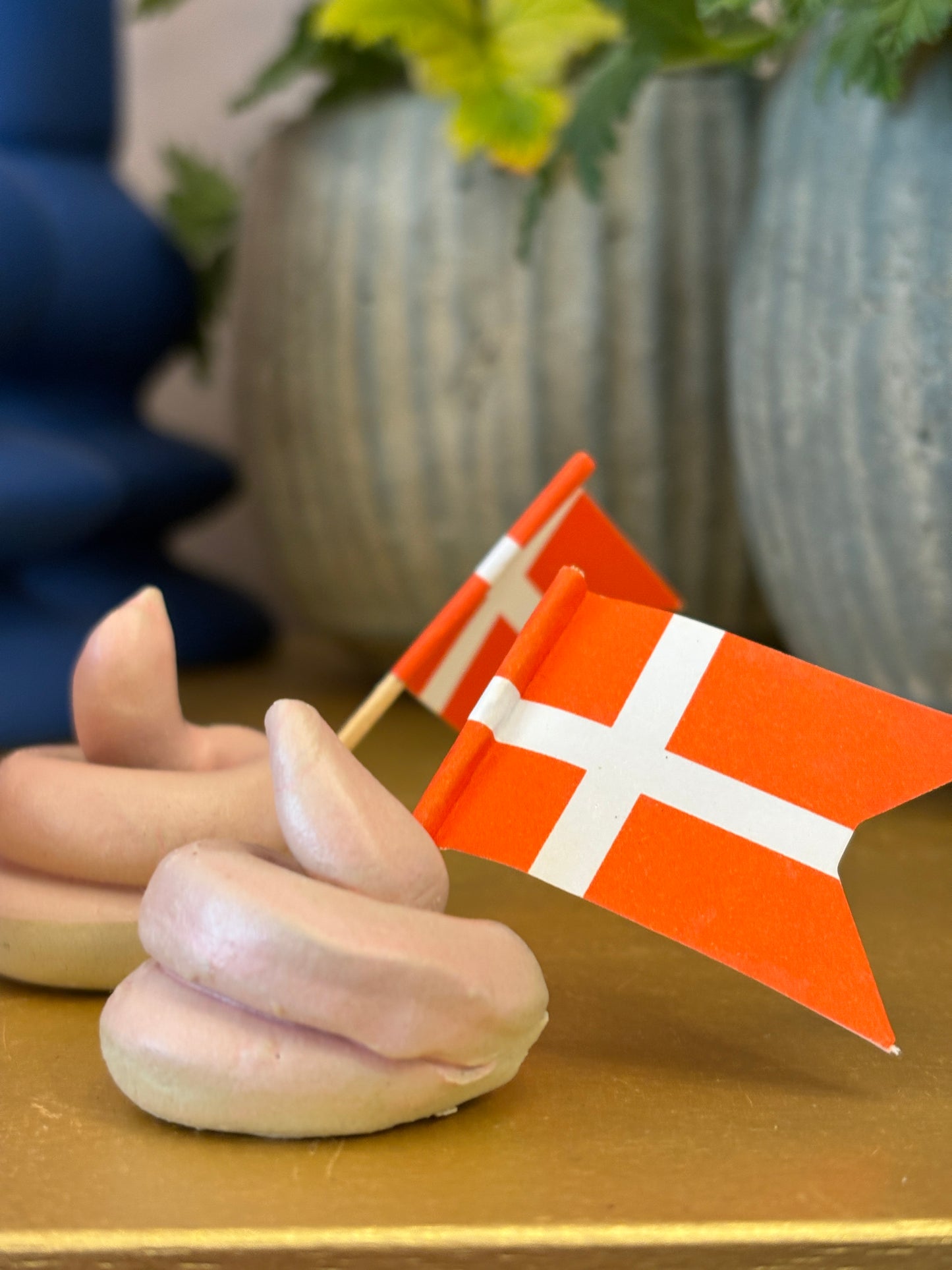 Keramik lort lyserød eller blå