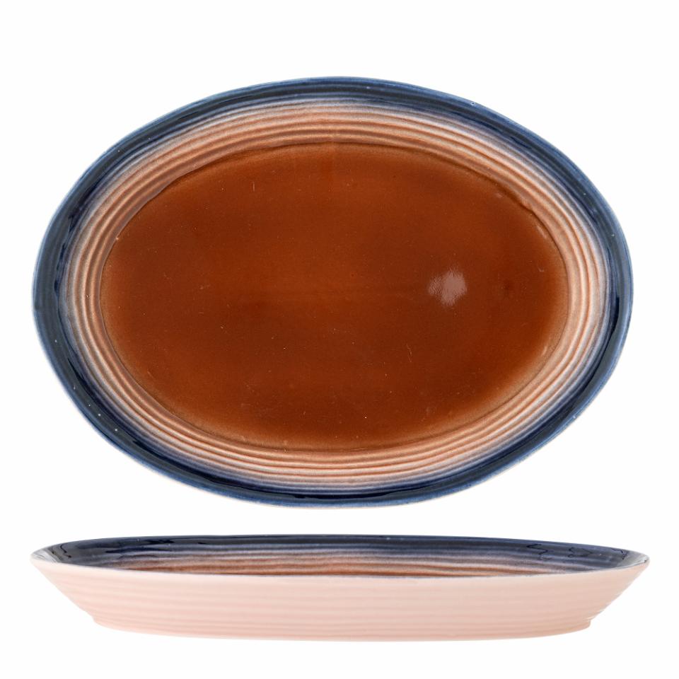 Stort serveringsfad i stentøj