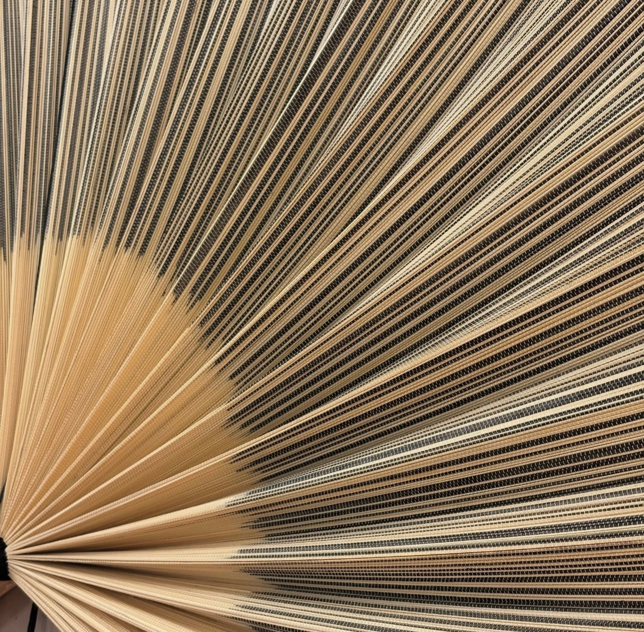 Stor bambus vifte vægdekoration