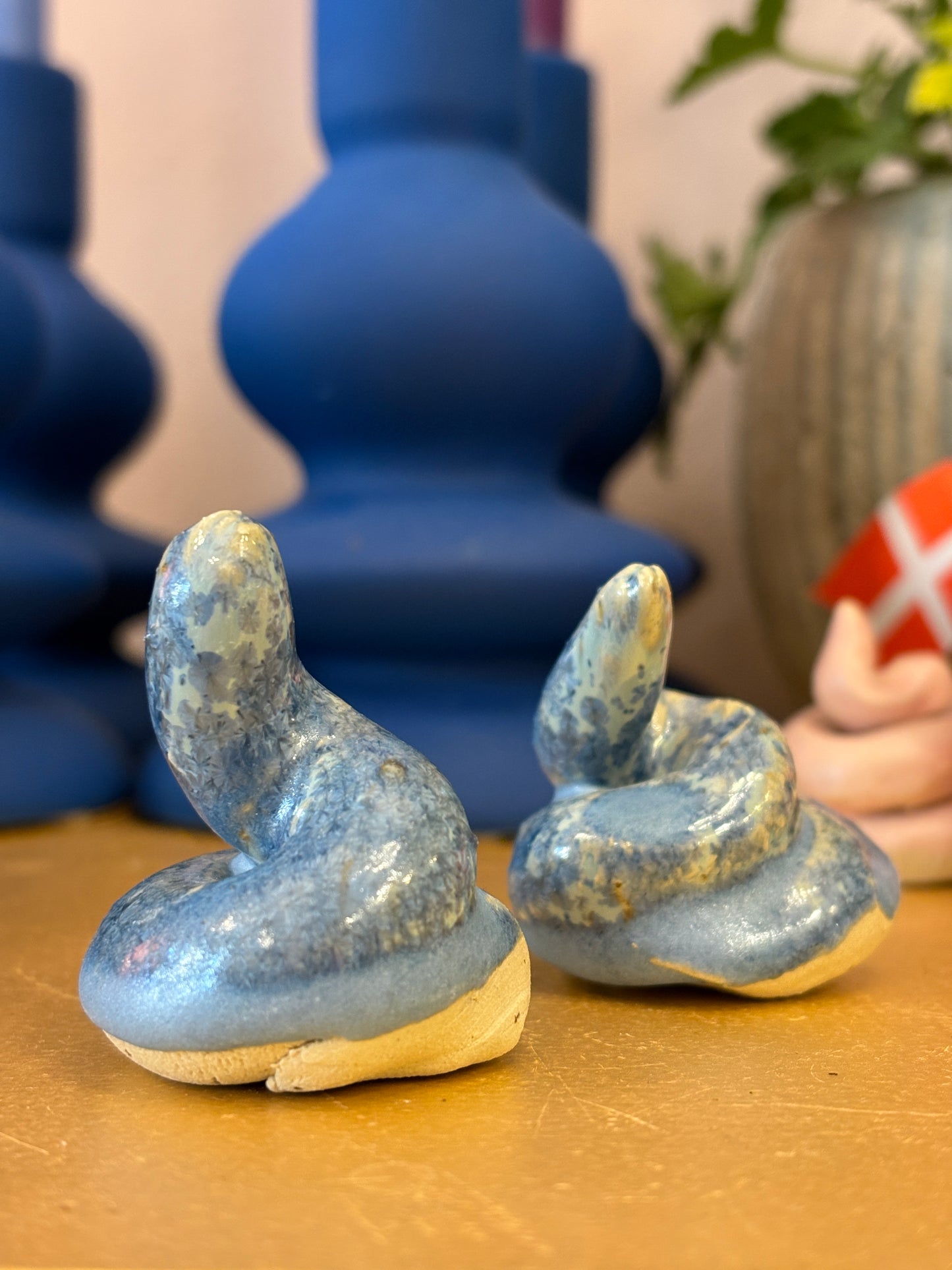Keramik lort lyserød eller blå