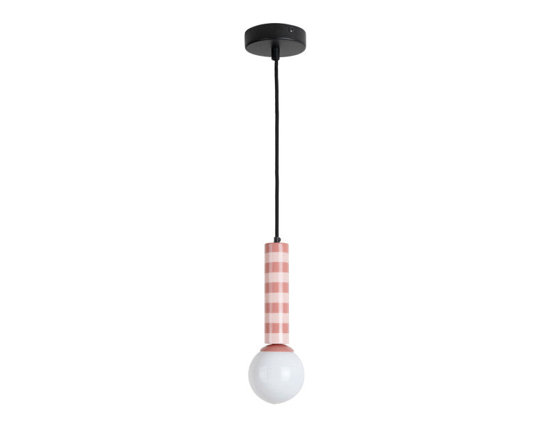 Loftlampe gammelrosa og lyserød