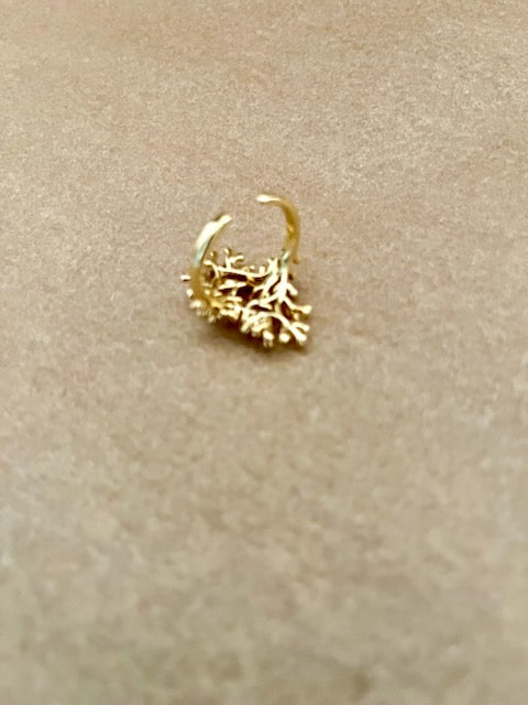 Justebar ring med 18 karat forgyldning