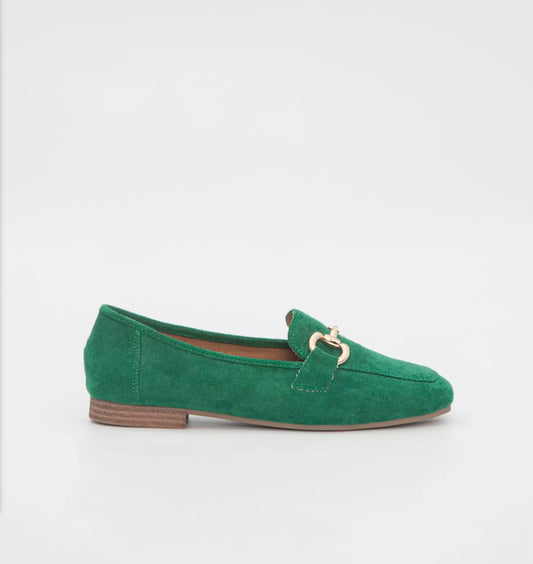 Grønne loafers