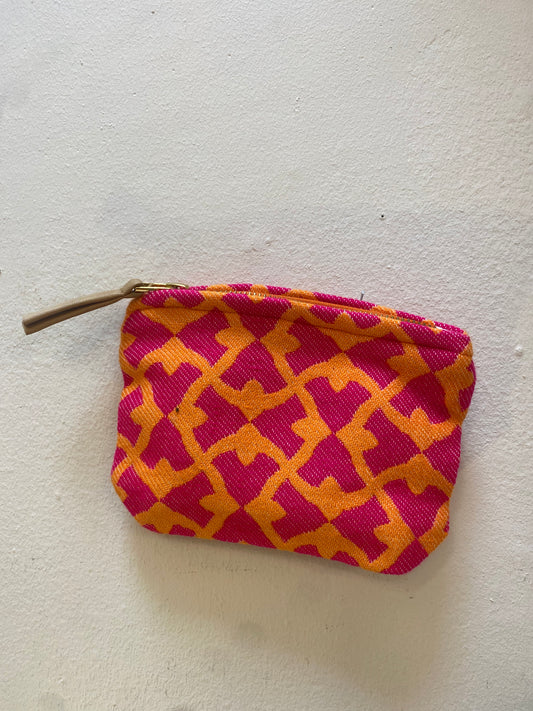 Clutch i pink / orange