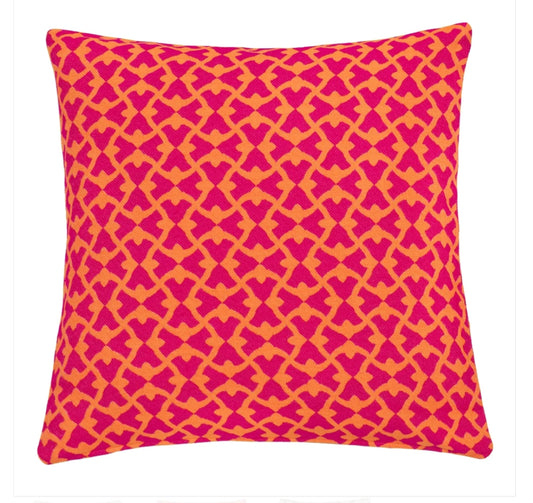 Pude i pink og orange