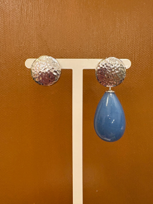 Runde ørestikker i sølv