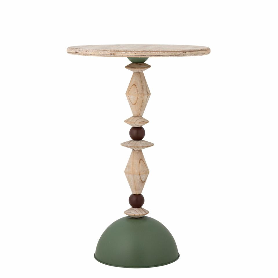 Sidebord med grøn fod