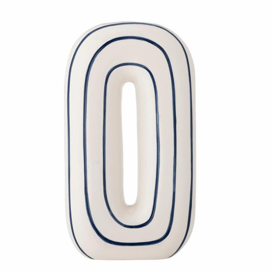 Oval høj vase