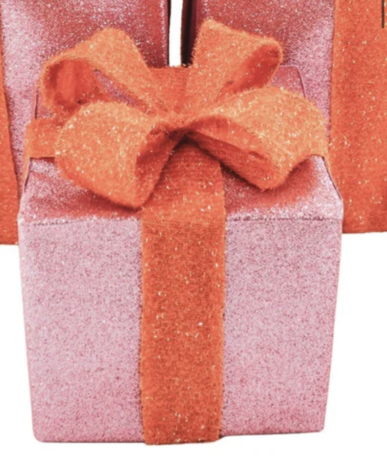 Firkantet gaver med LED i tre størrelser