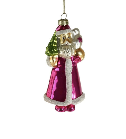 Julemanden er ankommet i pink