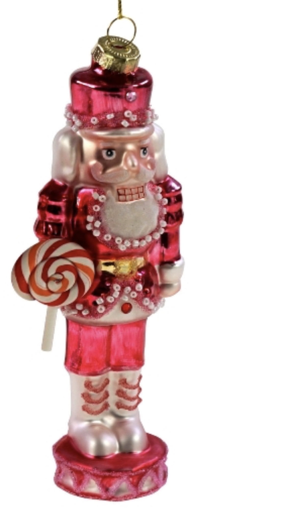 Nøddeknækker i glas til juletræet