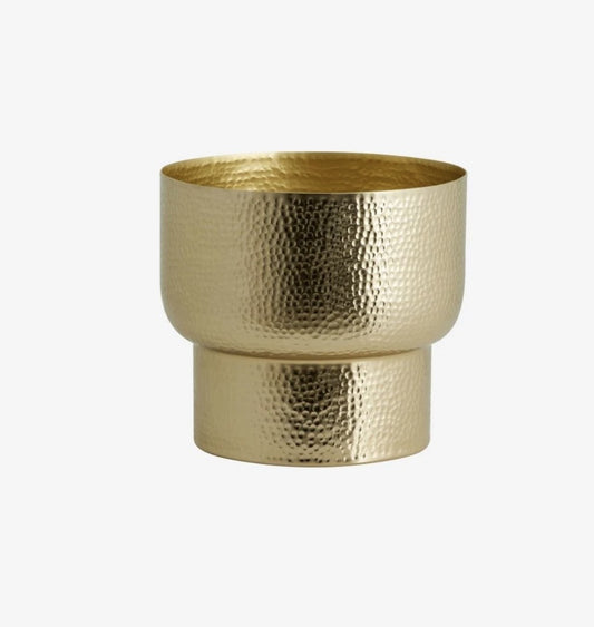 Urtepotte i guld look