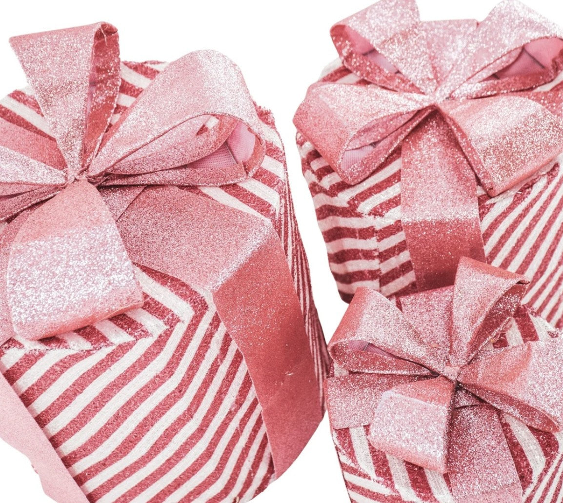 Runde gaver i tre størrelser med LED