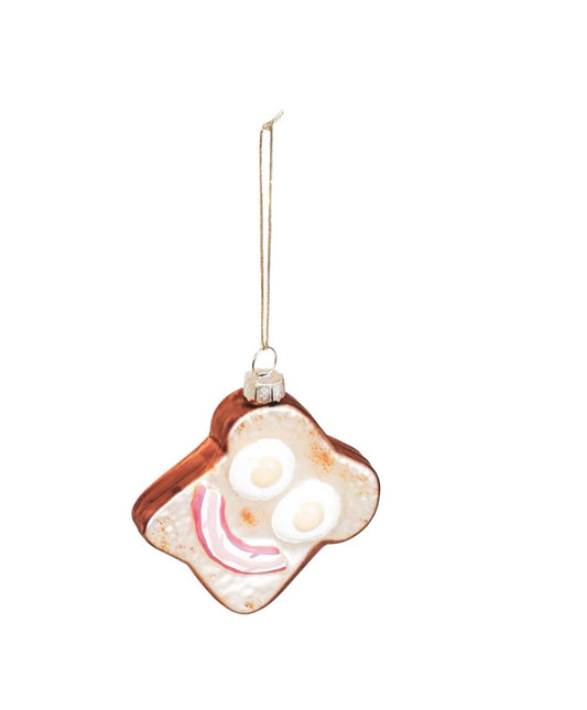 Toast juletræspynt i glas