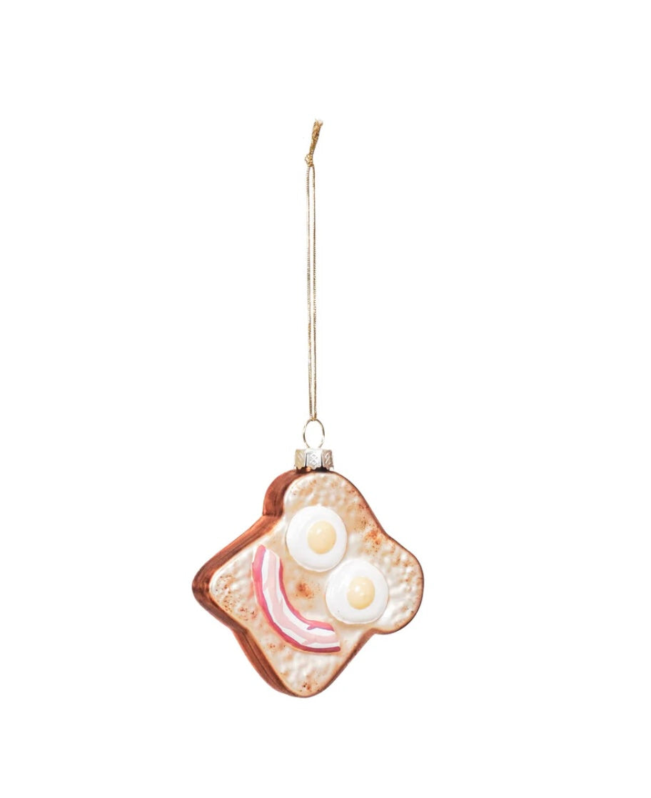 Toast juletræspynt i glas